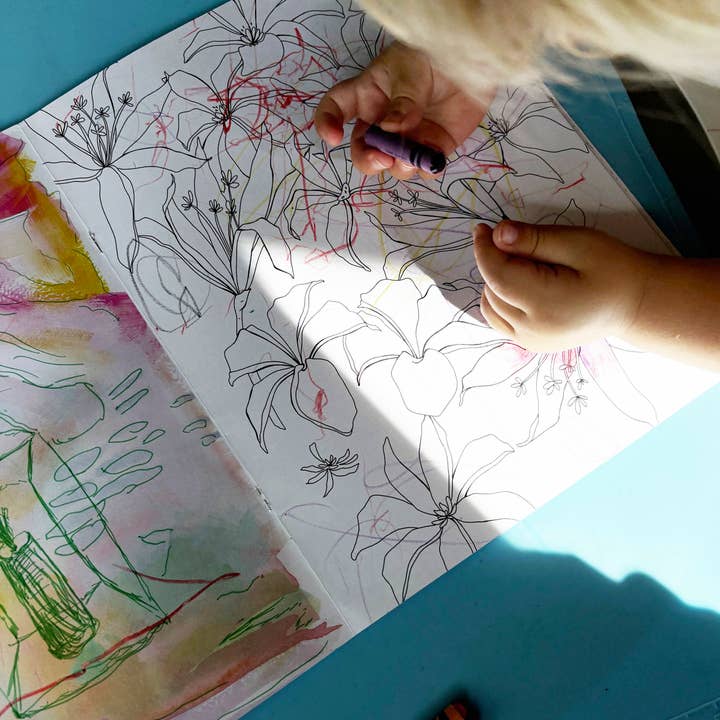 Lauren Roth Art - Wholesale Coloring & Activity Book - Adult - Coloring JOY Reverse Coloring Book2