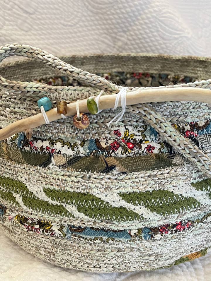 Khaki krikand reb kurv for engroshandel hos Sow's Ear