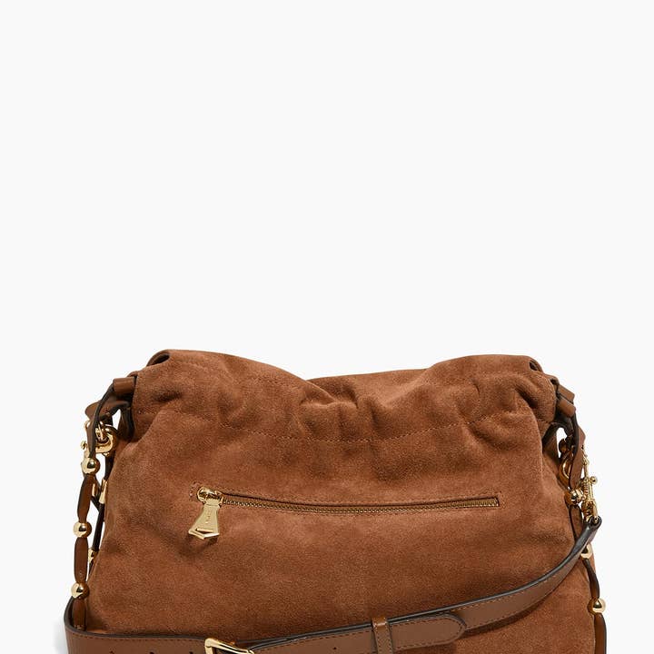Chestnut Suede Lennon Convertible Crossbody for wholesale on Faire6