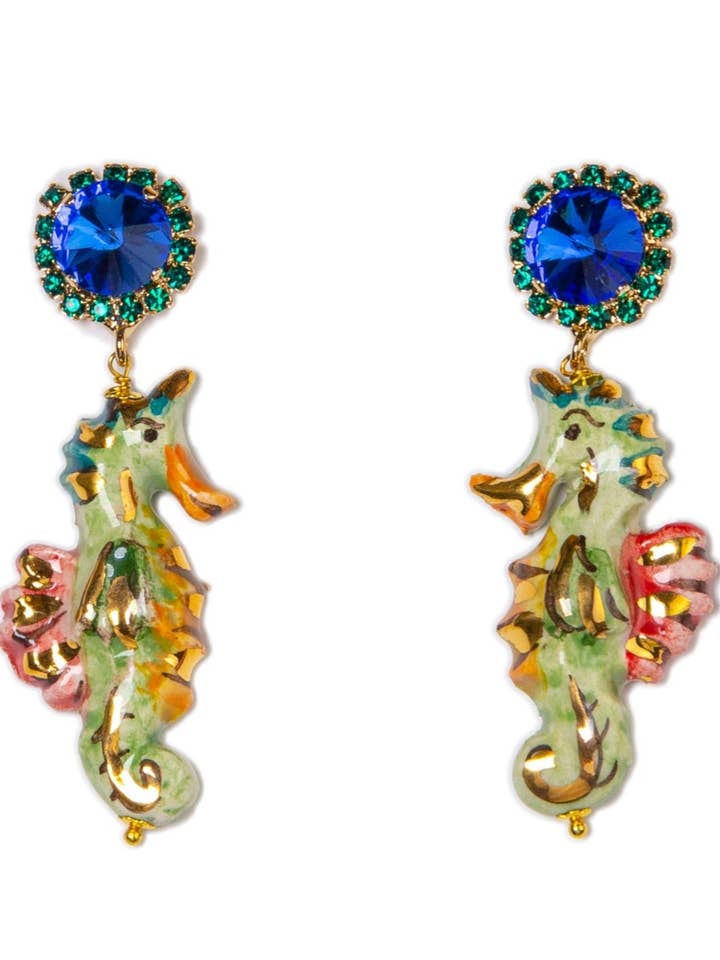 Caballito lange keramiske øreringe for engroshandel hos CASHFANA