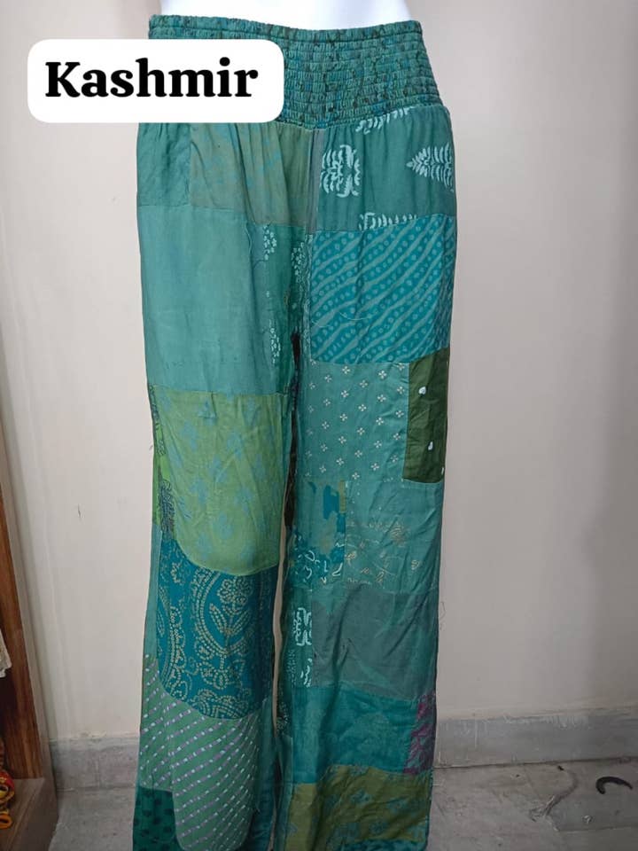 Blue Sky - Vente Pantalon – femme - 2382 Pantalon Patchwork en Imprimés Rayonne2