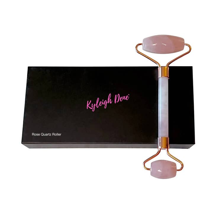 Rose Quartz Roller for wholesale by Kyleigh Dene Cosmetics