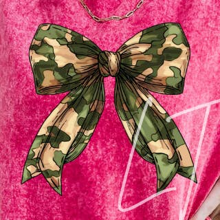 CAMOUFLAGE-SCHLEIFE für den Großhandel von Luxe Transfers / Apparel