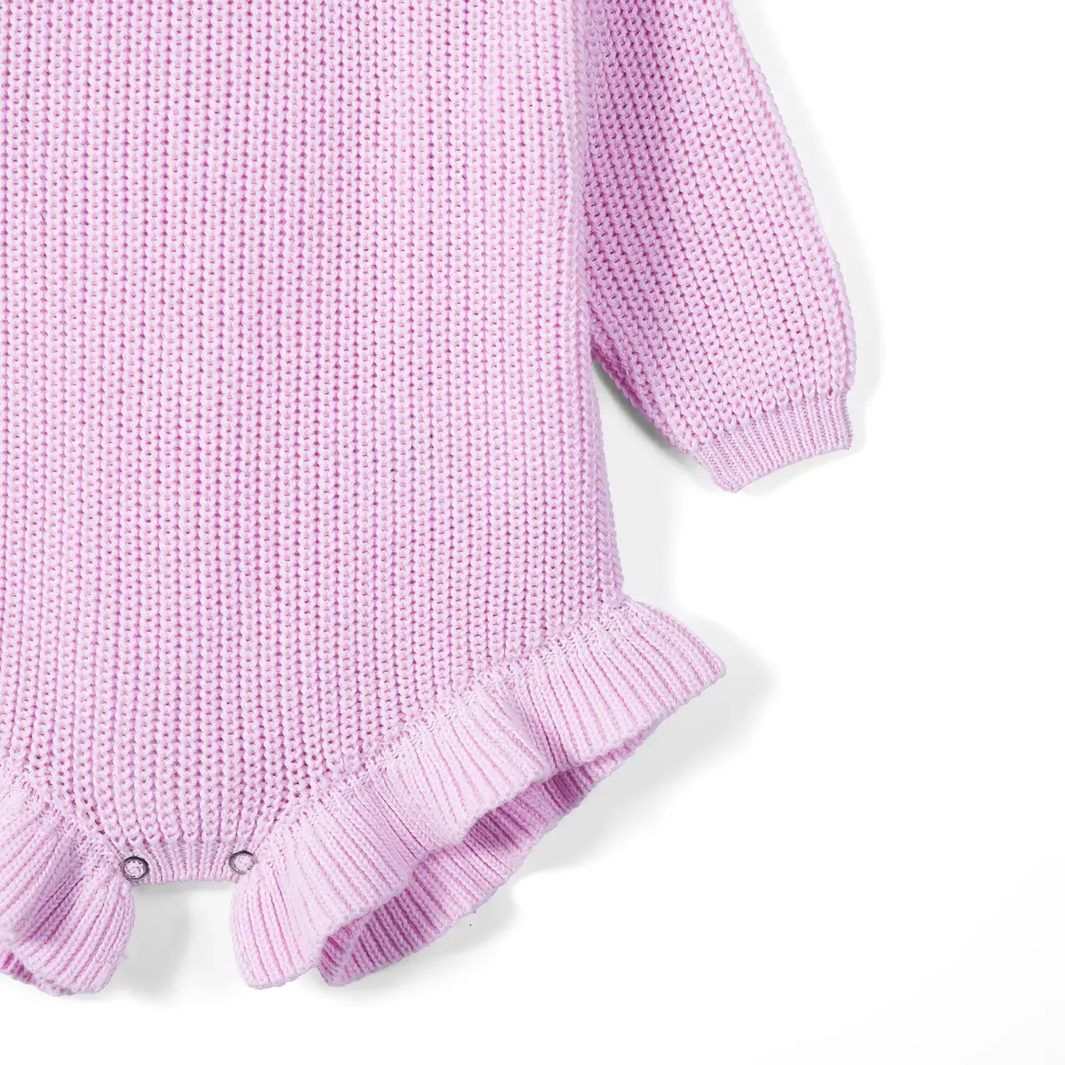 SwaddleAn - Wholesale Romper - Kids - 100% Cotton Ruffle Baby Girl Knit Romper 27