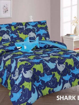 6PC TWIN COMFORTER SET w/TOY for wholesale by Jenin Home Furnishing Inc