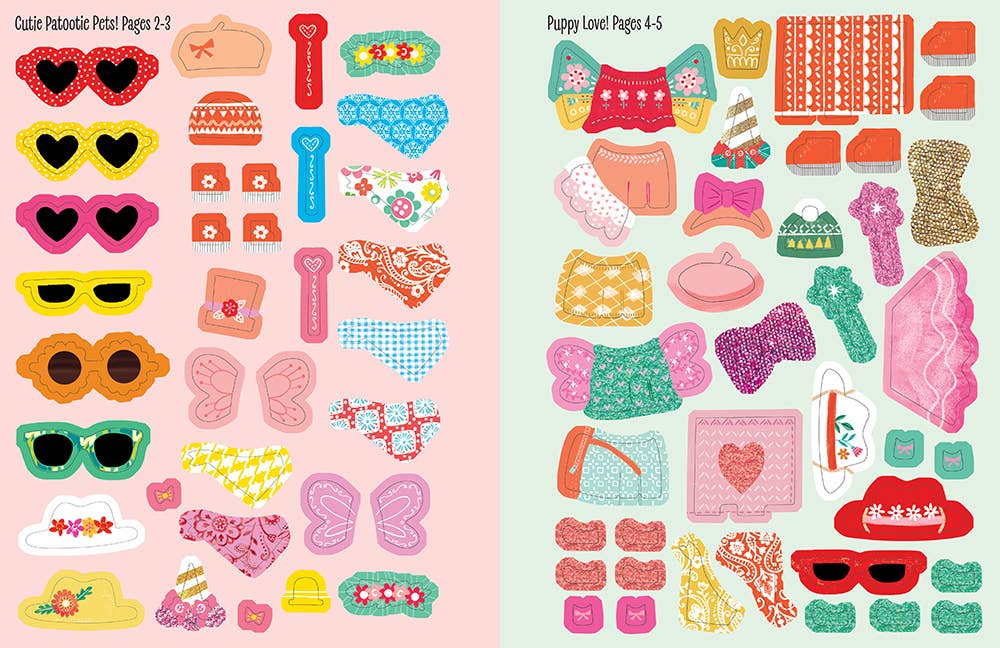 Sourcebooks - Wholesale Sticker - Kids & Baby - My Big Sticker Dress-Up: Cutie Patooties3