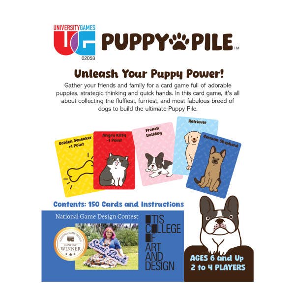 University Games - Wholesale Card Game - Puppy Pile Card Game2