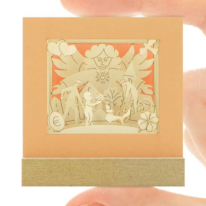 Guardian Angel Silhoubox M... Auletos da sorte, talismã, anjo — item de presente por atacado de SILHOUBOX