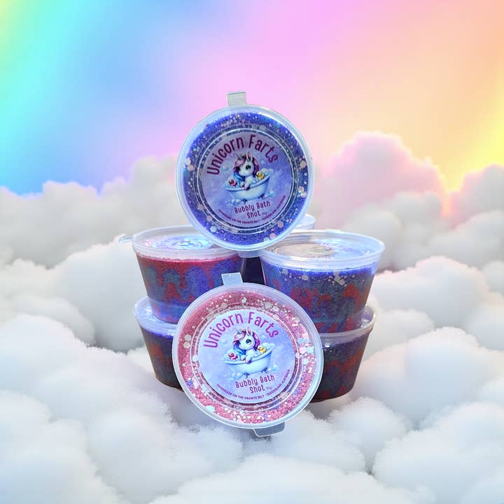 Lee's Little Luxuries - Wholesale Bath soak/milk - Unicorn Farts Bath Dust - Enriched With Cocoa Butter