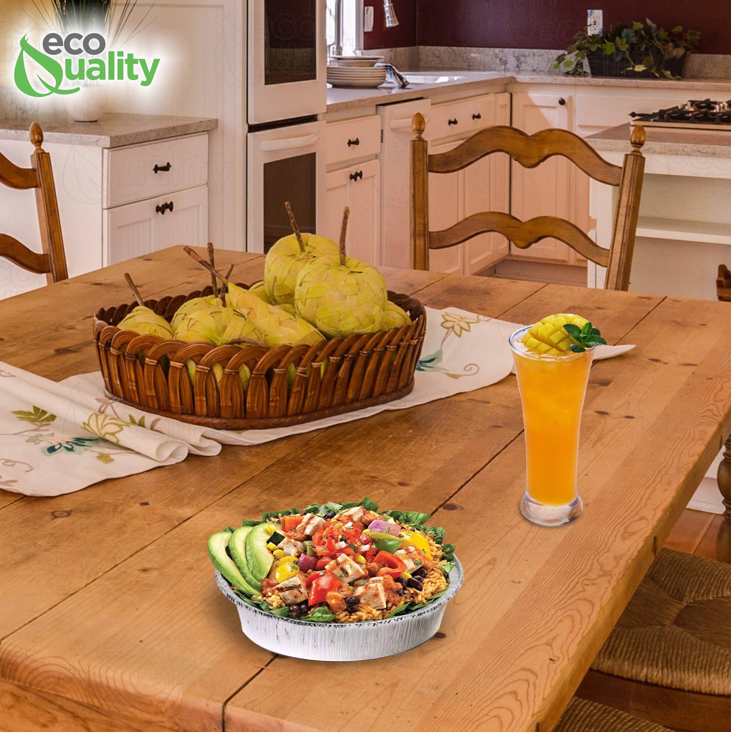 EcoQuality - Wholesale Baking Dish - 6" Disposable Round Aluminum Foil Take-Out Pans7