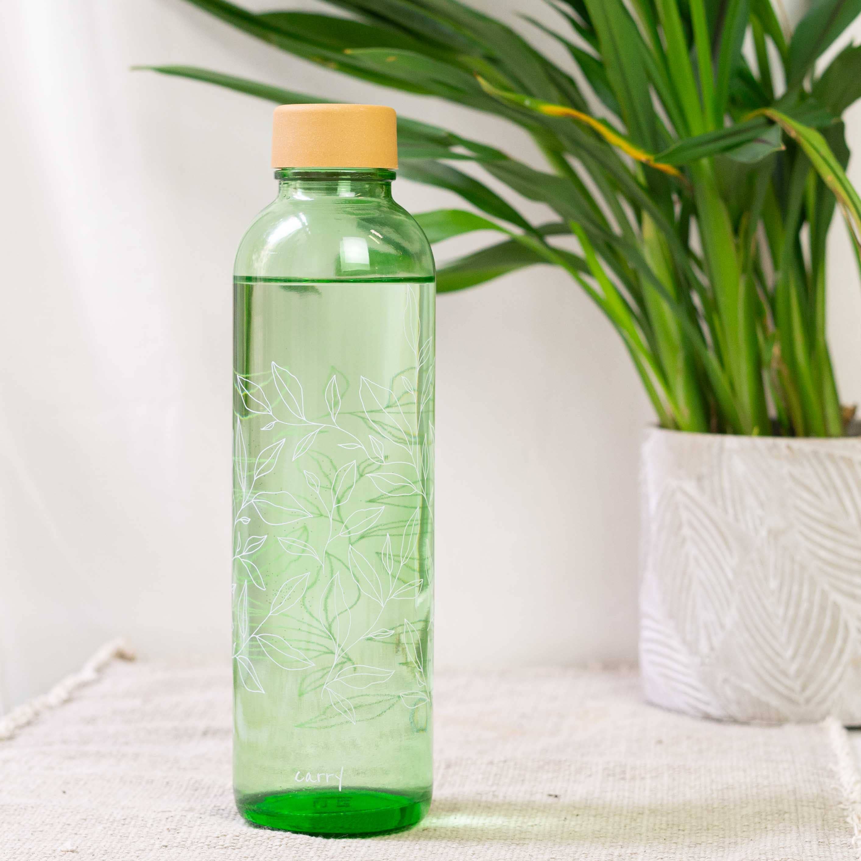 Carry Bottles - Wholesale Water Bottle - Glass water bottle - CARRY Bottle GREEN HARMONY 0.7l1