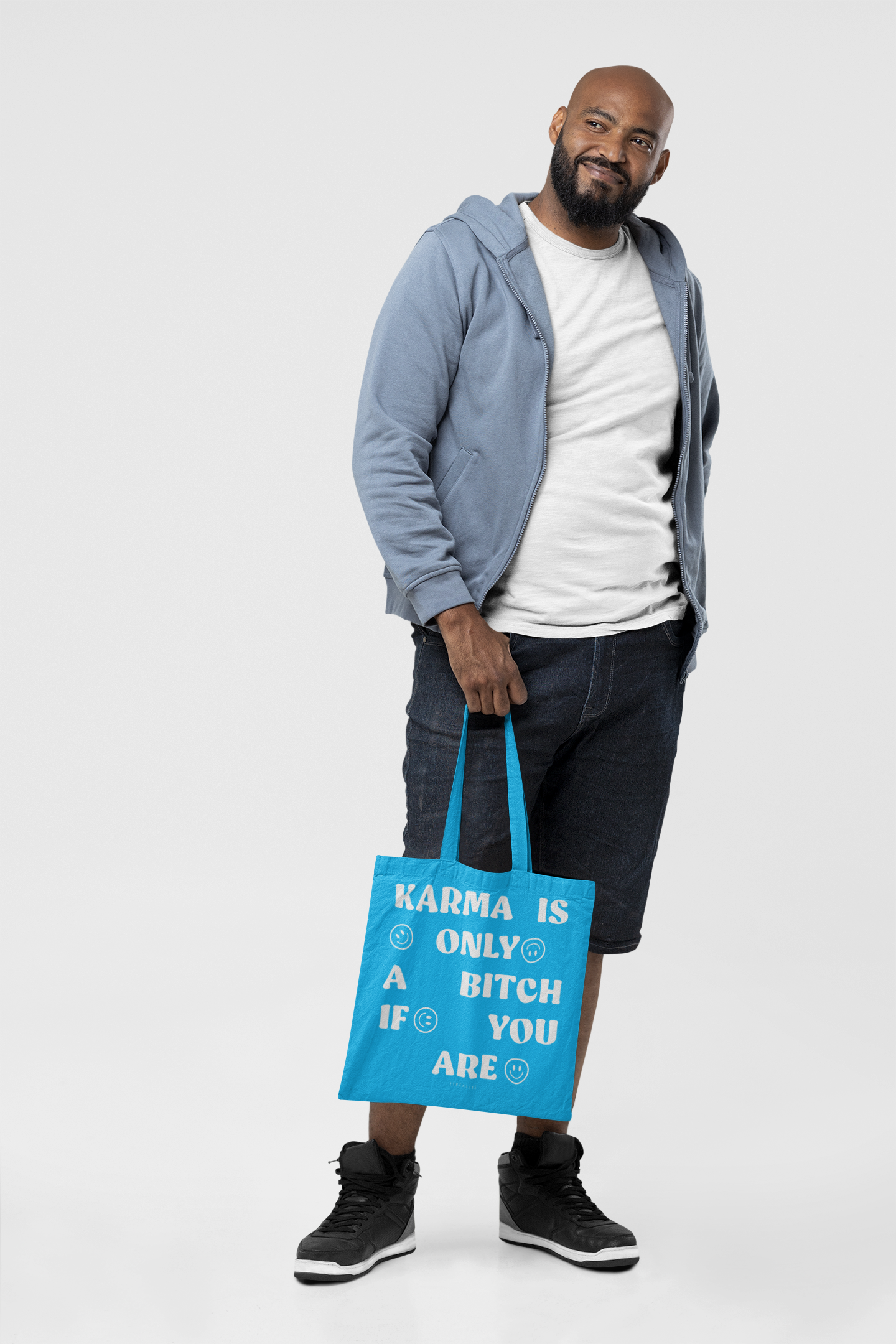 typealive - Wholesale Tote Bag - Unisex - cotton bag/Karma Is Only3