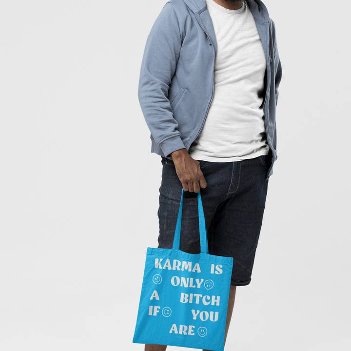 typealive - Wholesale Tote Bag - Unisex - cotton bag/Karma Is Only3