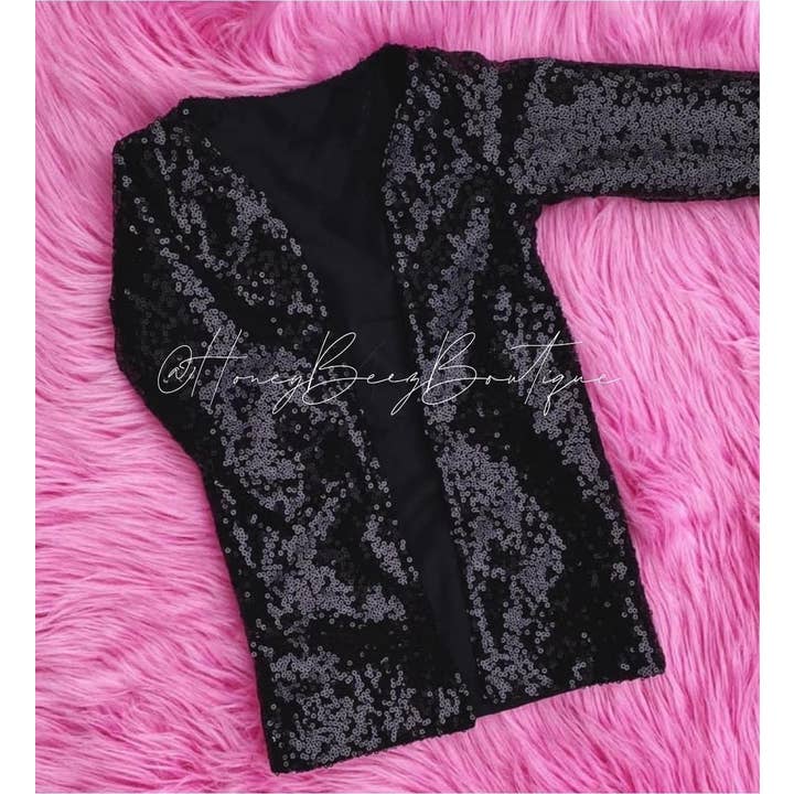 Sequin Duster for wholesale by Honey Beez Boutique