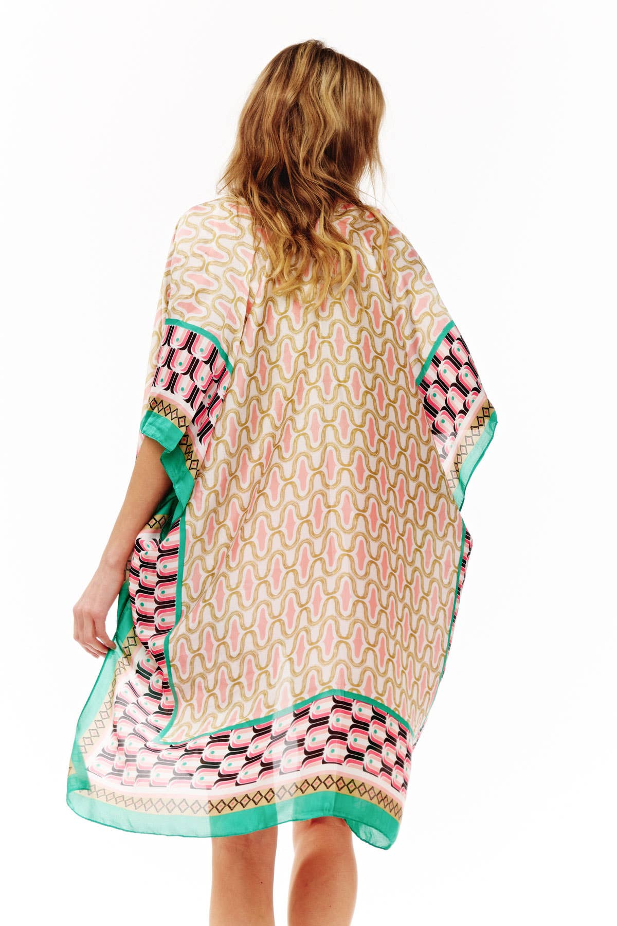 JOIA ACCESSORIES - Vente Kimono – femme - KIMONO EN SOIE IMPRIMÉ MULTICOLORE, BAAP 25138