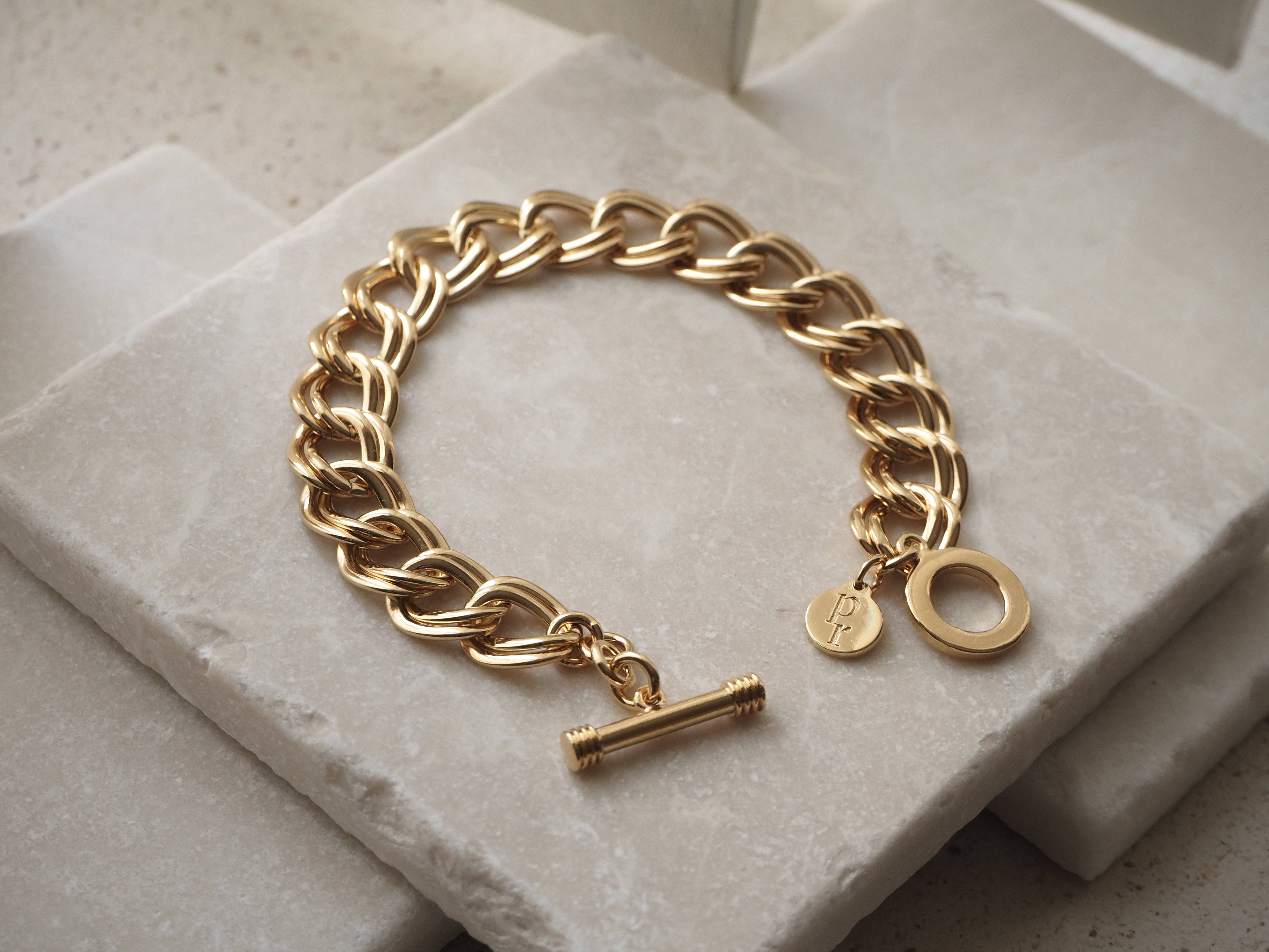 Patty Rose Jewellery – wholesale Link & chain bracelet – Chain No.1 Bracelet - Gold2