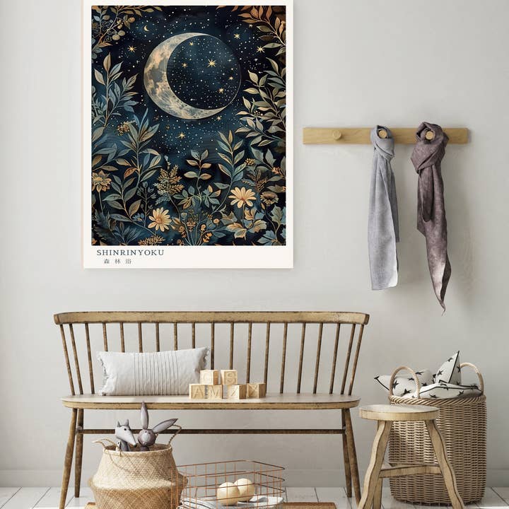 Kumo Art Prints – wholesale Art print – Shinrin-Yoku – Tranquil Japanese Forest Print 1