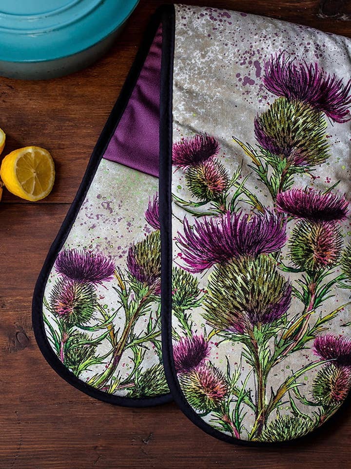 Thistle Oven Glove for wholesale by Dollyhotdogs