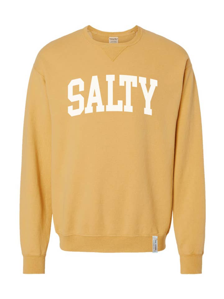 One Ocean Apparel Co.. - Wholesale Graphic Sweatshirt - Unisex - SALTY Crewneck - CUSTOM COLORS
