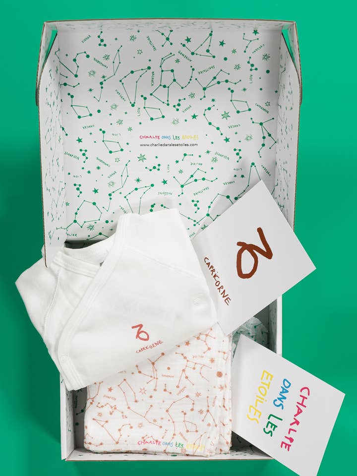 Box Naissance Capricorne pour la vente par charlie dans les étoiles