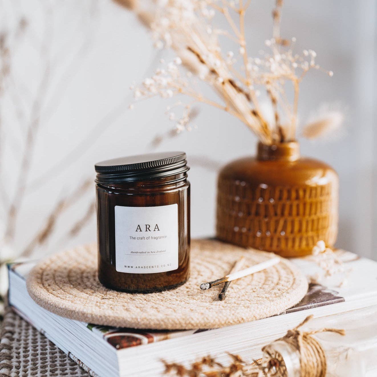 Ara Scents - Wholesale Jar/filled candle - Amber Range Ylang Ylang1