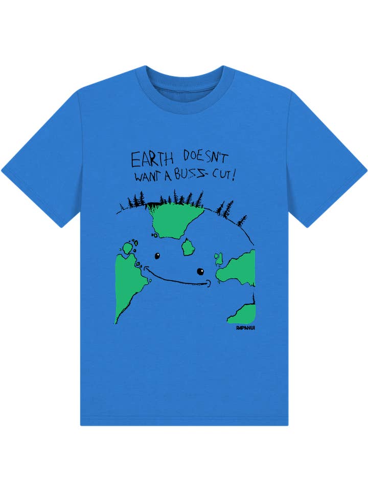 Kinder Aarde T-shirt voor wholesale door Rapanui Clothing
