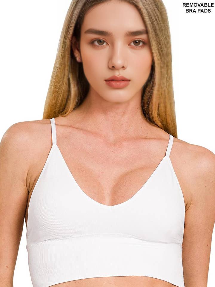 '..._ Ribbed Seamless Padded Bra Top for wholesale by 42POPS
