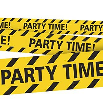 Party Time! Party Tape 3" x 300' Ft for wholesale by Tapix