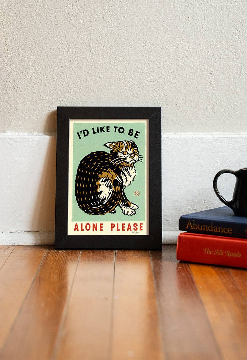 Ravi Zupa Arts - Wholesale Art Print - Alone Please Print2