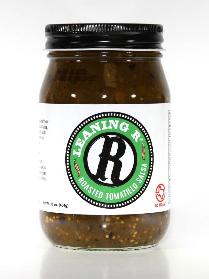 Roasted Tomatillo Salsa for wholesale by P A Belle / LEANING R Salsa
