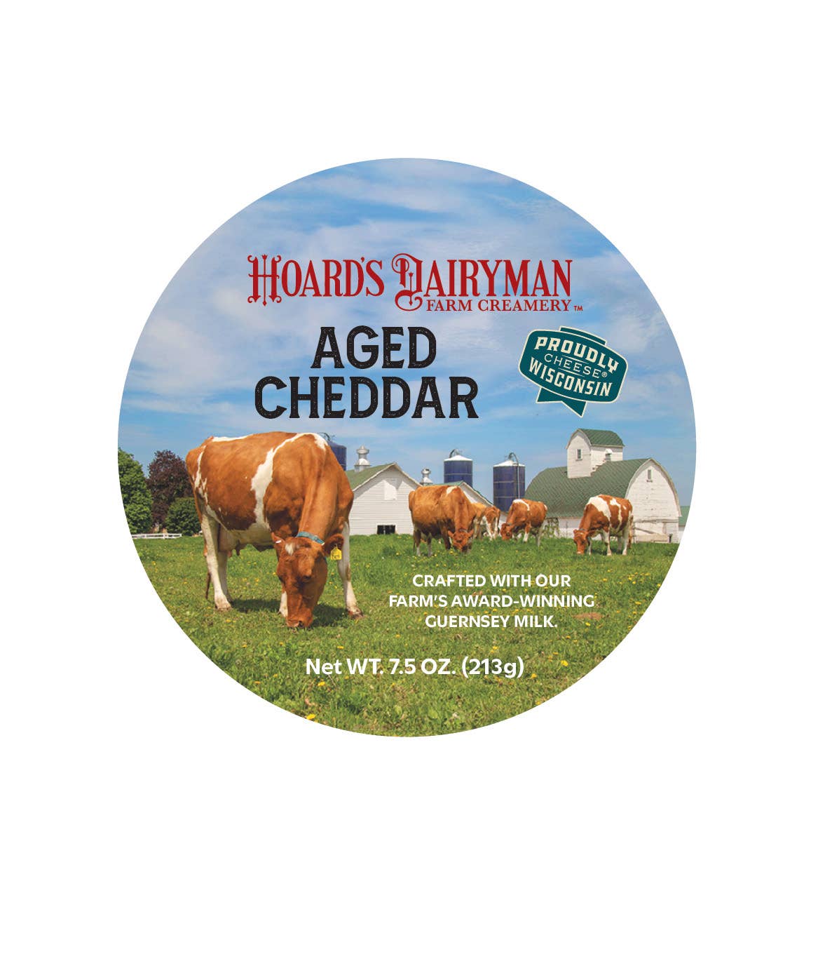 Hoard’s Dairyman Farm Creamery - Wholesale Cheese - Aged Cheddar - 12/7.5 oz Retail Cuts1
