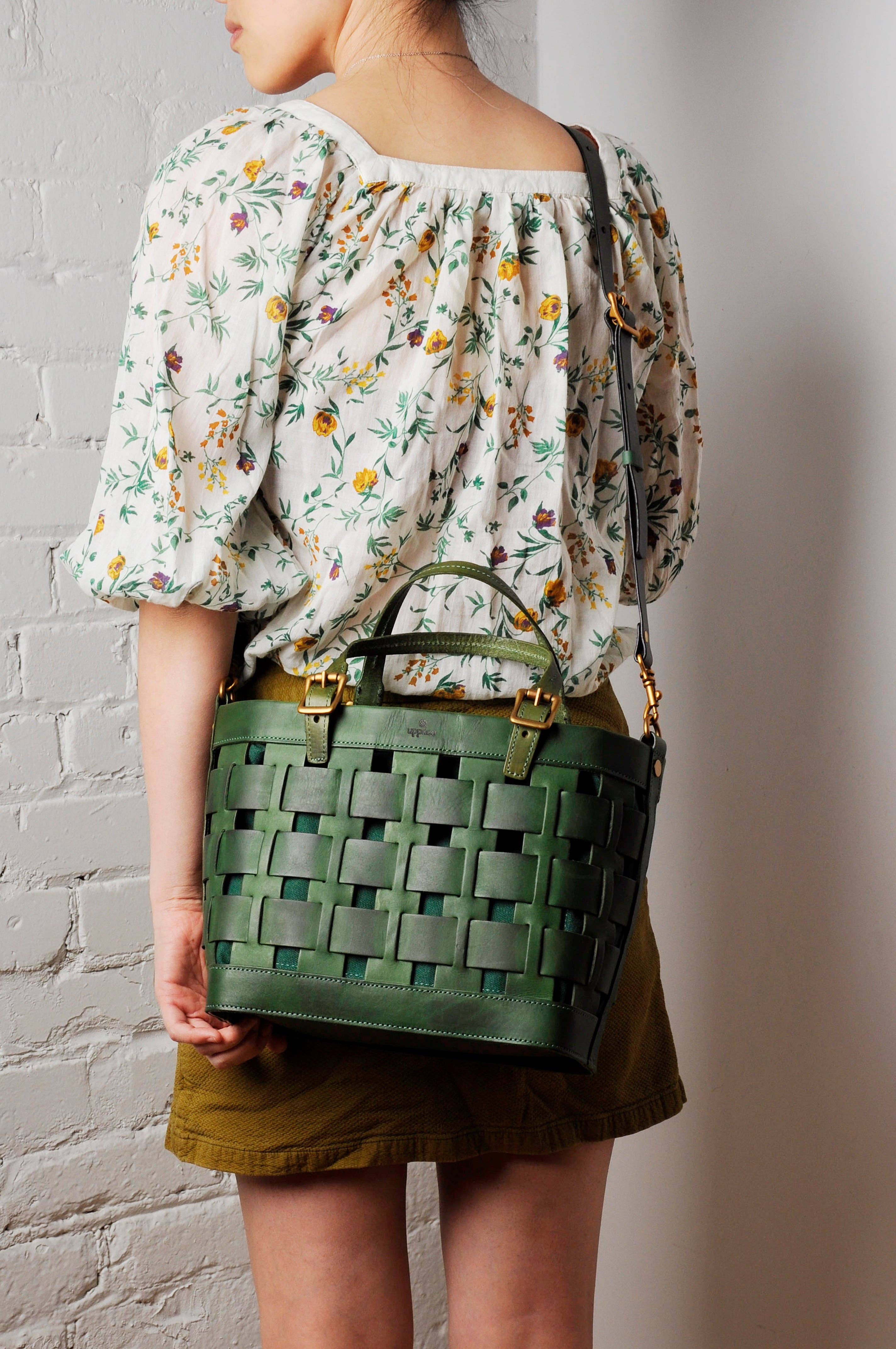 UPPDOO - Wholesale Tote Bag - Women's - Venture Basket Tote - Pine1