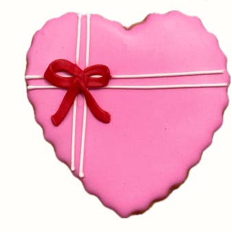 Present Heart Rosa por atacado de The Frosted Baker