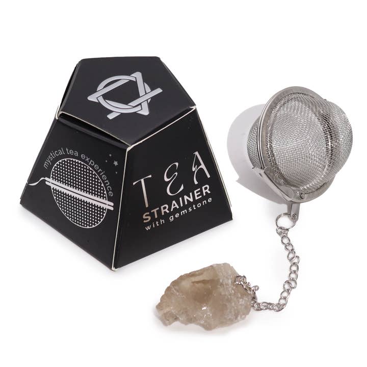 Crystal Cove - Wholesale Tea Strainer/Infuser - Raw Crystal Gemstone Tea Strainer1
