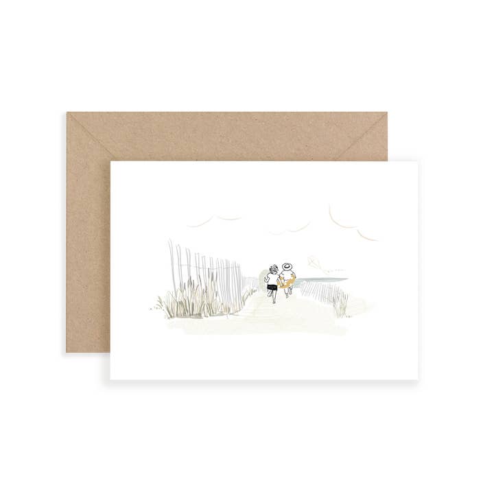 Card Ile d'Oléron - Trip to the Beach for wholesale by MY LOVELY THING