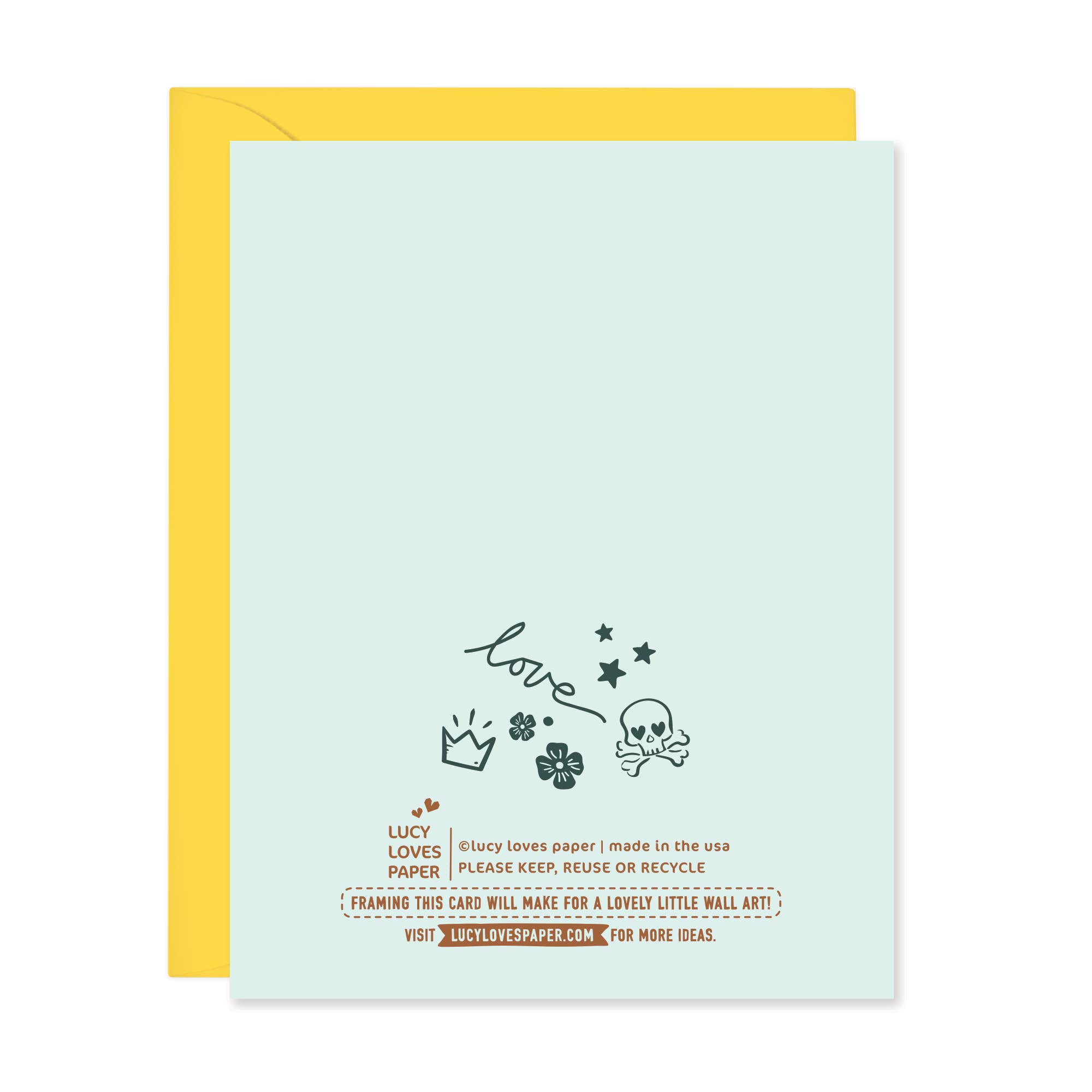 Lucy Loves Paper - Vendita all'ingrosso Biglietti di auguri per la Festa della Mamma - Mamma Tosta | Divertente Biglietto per la Festa della Mamma con Tatuaggio1