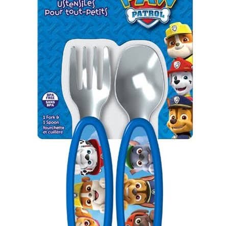 Playtex® Paw Patrol™ Fork & Spoon Cutlery Set - Blue for wholesale by Playtex