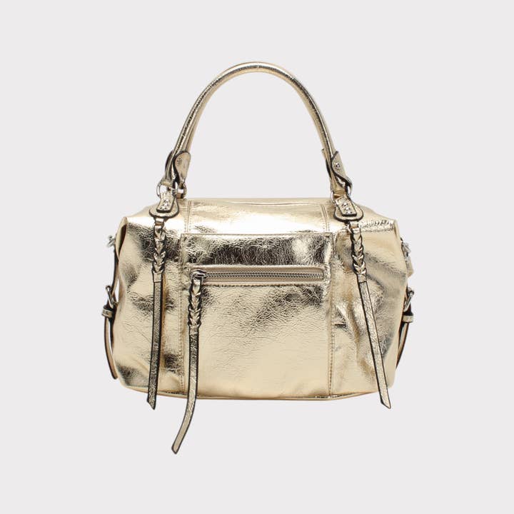 BESTINI - Wholesale Top Handle Bag - Women's - Small vintage bowling bag with multiple zips9