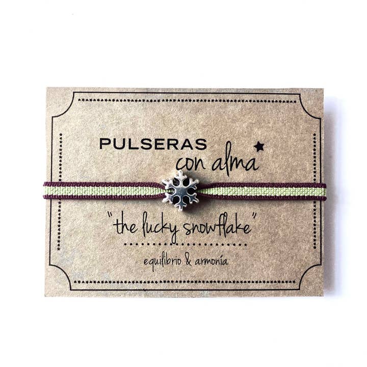 MundoconAlma* - Wholesale Woven/Braided Bracelet - Elastic bracelet-The lucky snowflake · Balance & Harmony1