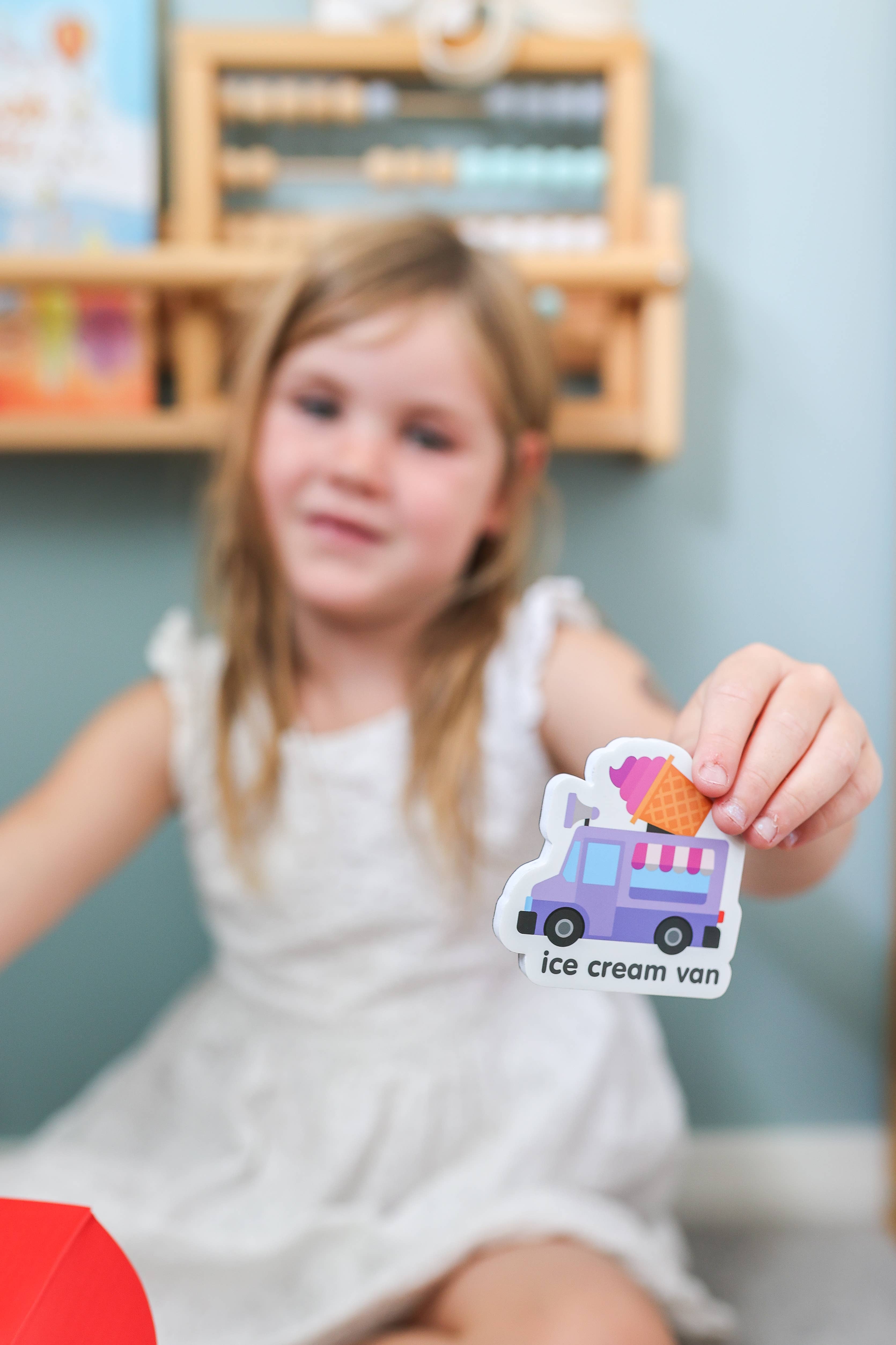 Curious Columbus - Wholesale Toy Set - Kids - Magnetic Vehicles and Professions8