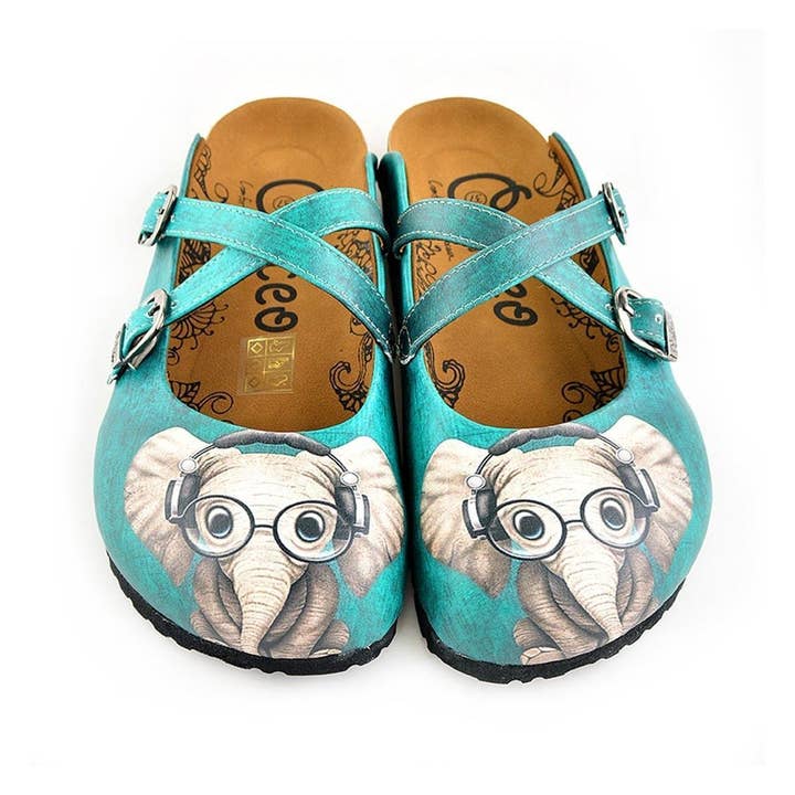 Goby - Wholesale Clogs - Women's - Teal Elephant Clogs WCAL1401
