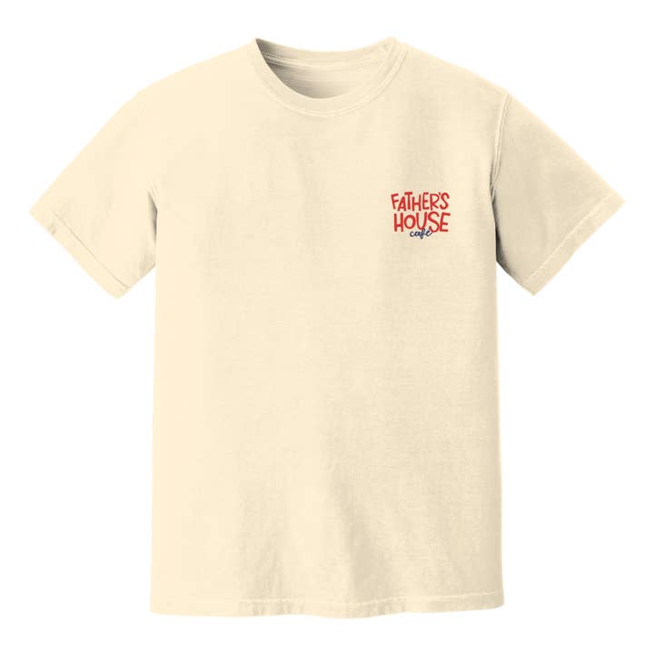 Fathers House Cafe Tee for wholesale by Way Maker Yeg