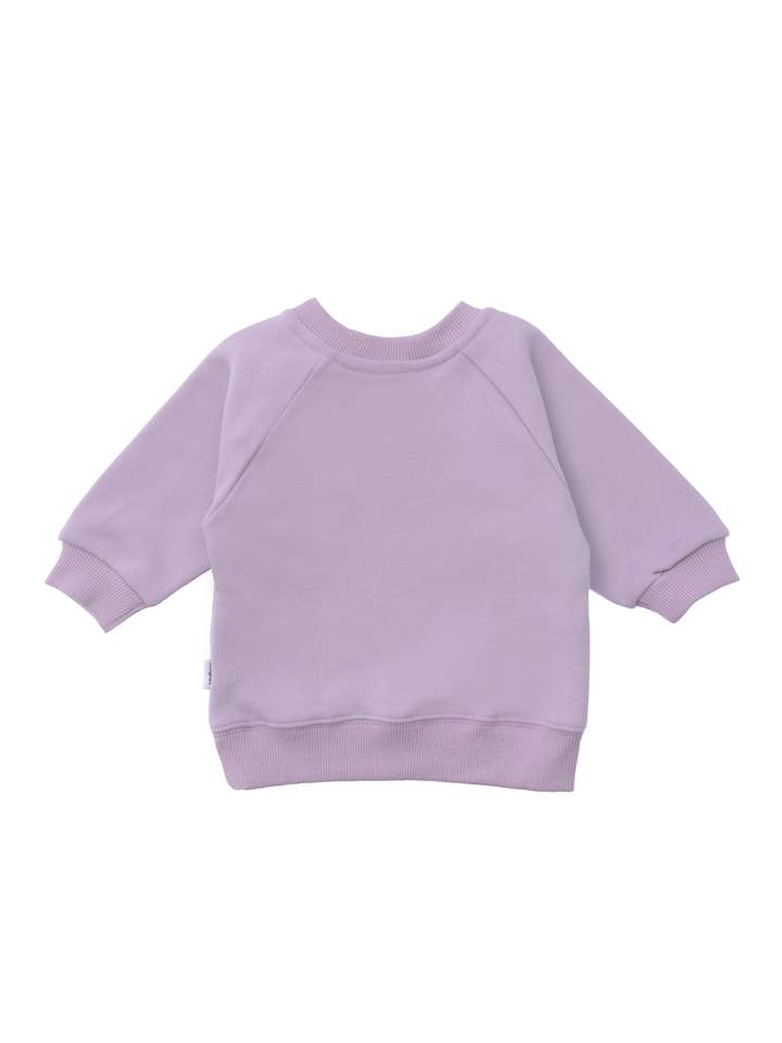 Liliput - Wholesale Sweatshirt - Kids - Lilac sweatshirt with "Franzbrötchen" print3