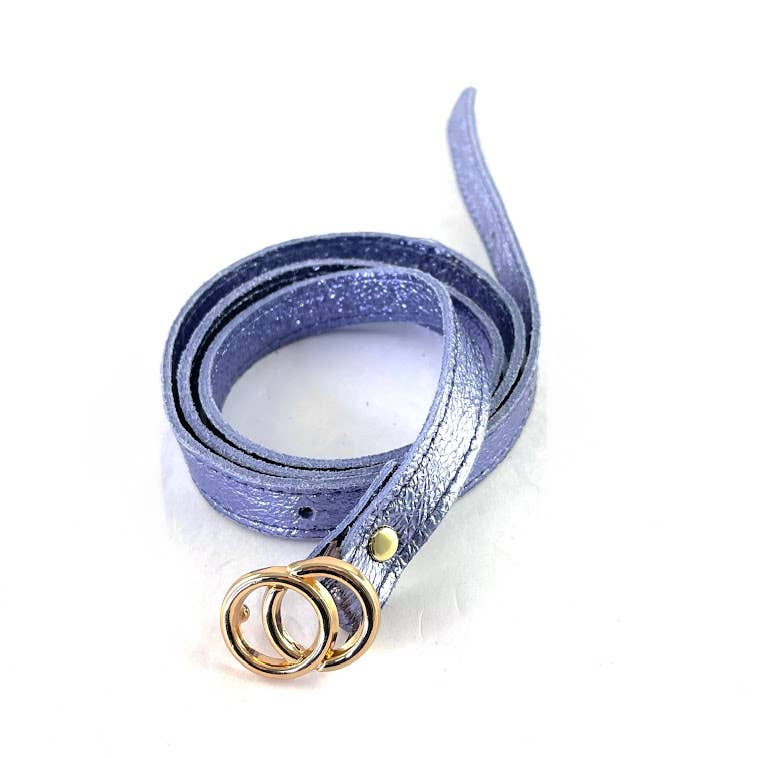 MILANO AMOUR - Vente Ceinture – femme - Ceinture Cross Laminato en cuir véritable12