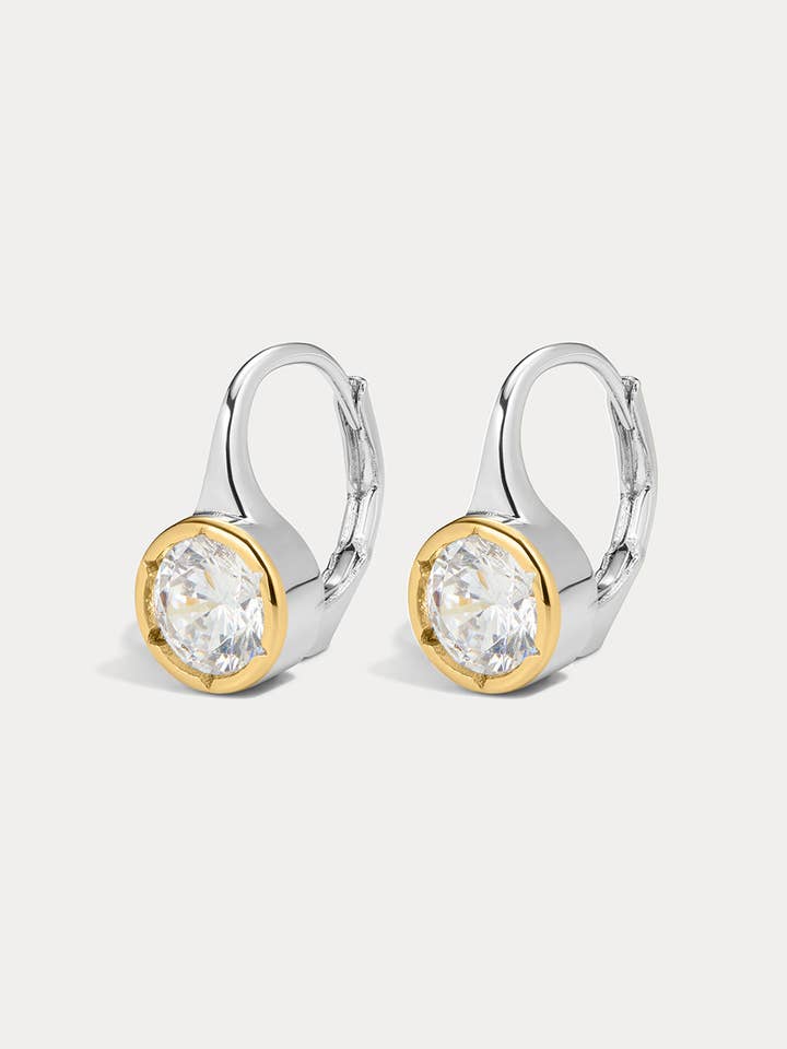 Boucle d'oreille crochet Le Marais - Argent pour la vente par Luv AJ