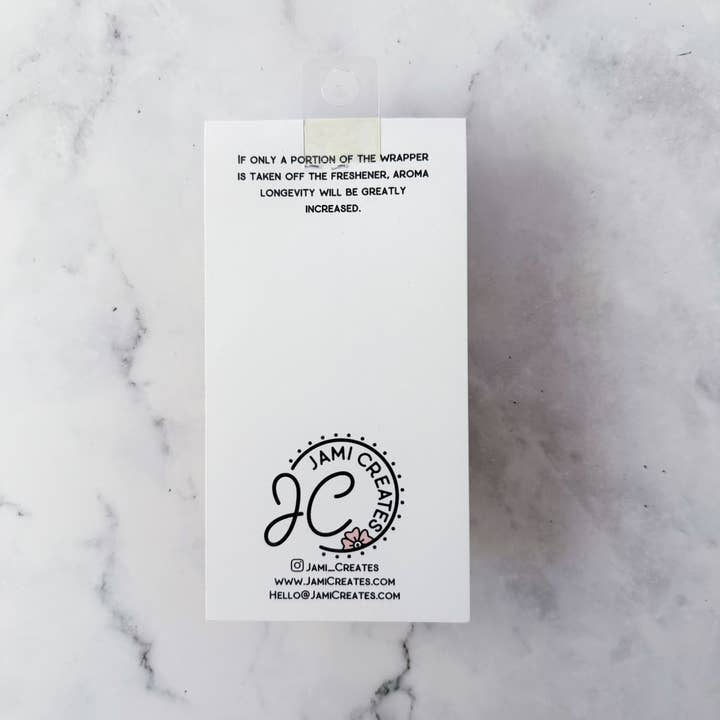 Jami Creates - Venta al por mayor Ambientador de coche - Mujer - Ambientador para coche Easy Peasy con aroma a limón1