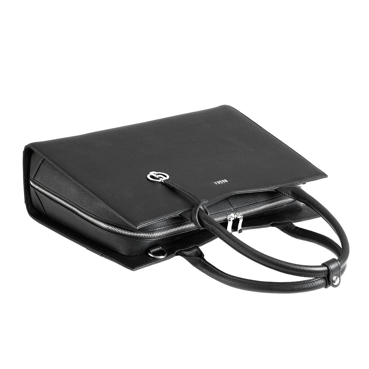 Socha - Venta al por mayor Bolsa de portátil - Mujer - Bolsa para ordenador portátil/bolsa de negocios para mujer - negro recto de 15 pulgadas3