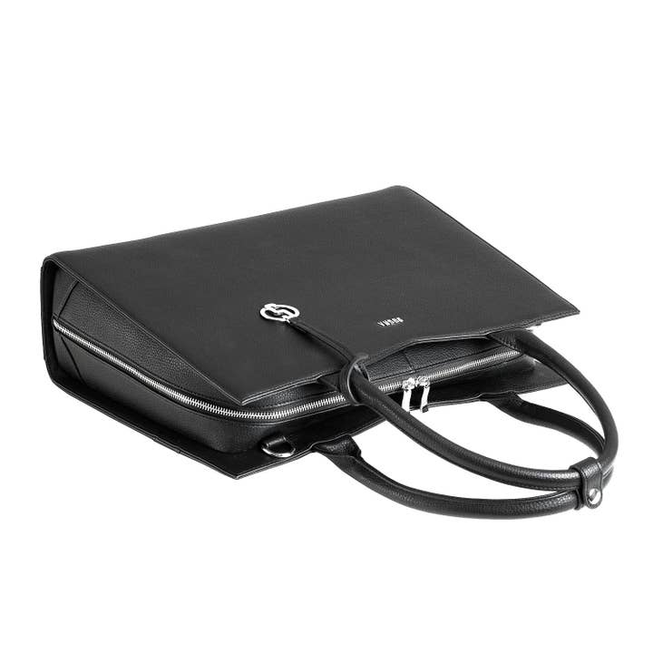 Socha - Venta al por mayor Bolsa de portátil - Mujer - Bolsa para ordenador portátil/bolsa de negocios para mujer - negro recto de 15 pulgadas3