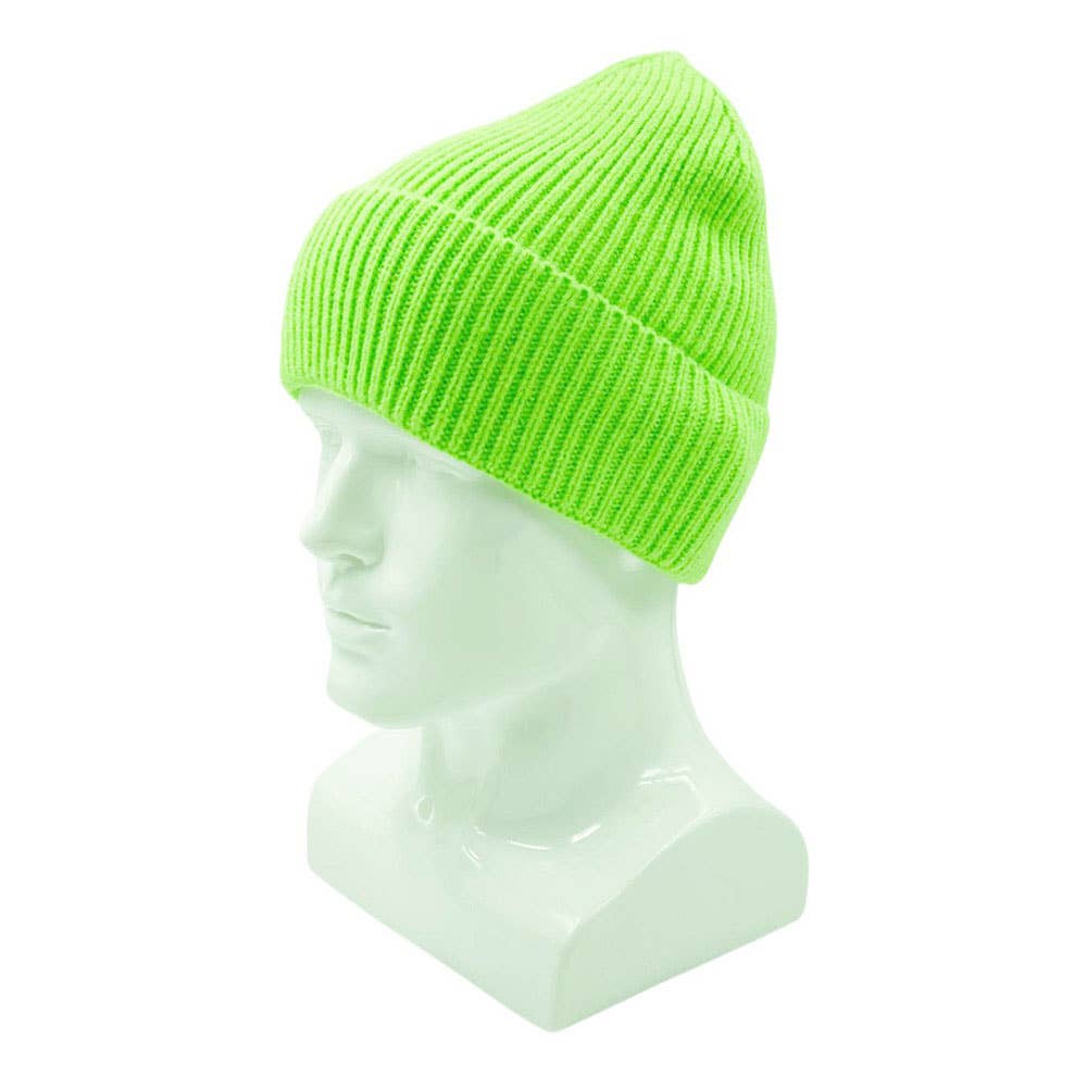 Sensibling Corp. - Venta al por mayor Gorro de lana - Unisex - Gorro de punto acanalado liso con puños41
