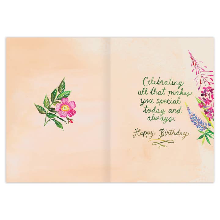 Biely & Shoaf - Wholesale Birthday Card - Wildflower Birthday Card1
